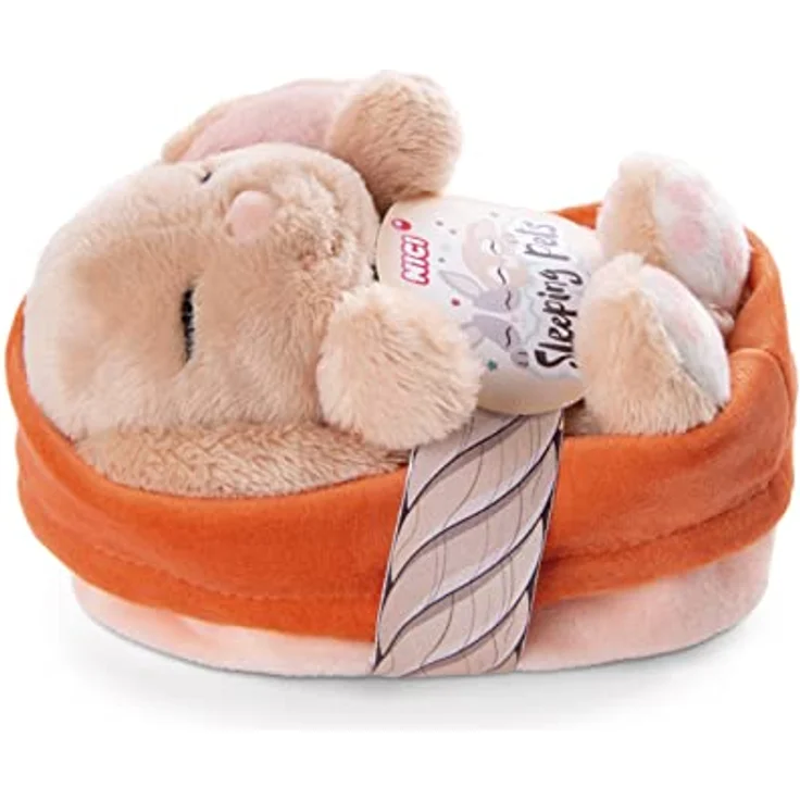 Kuscheltier Hase karamell 12cm schlafend im – Bild 2