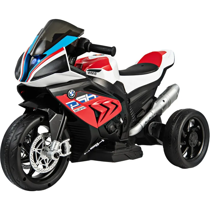 KOMFOTTEU Elektro-Kindermotorrad 6V BMW, für 3-8 Jahren, 3 km/h, bis 30 kg, rot