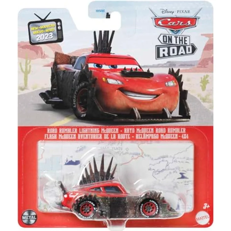Disney Cars Die Cast Spielzeug-Rennwagen 1:55 Racing Style - Adam Roadriguez, Mattel – Bild 4