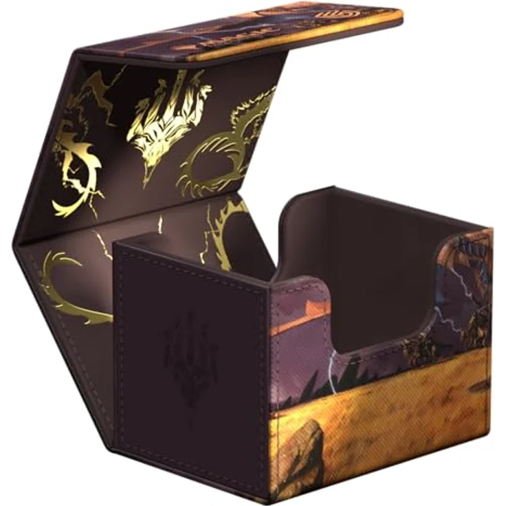Ultimate Guard Sidewinder 100+ Xenoskin, Magic: The Gathering "Tarkir: Dragonstorm" Ghostfire - Neriv, Heart of the Storm, für 100 Double-Sleeve oder 120 Single-Sleeve-Karten, schwarz – Bild 5