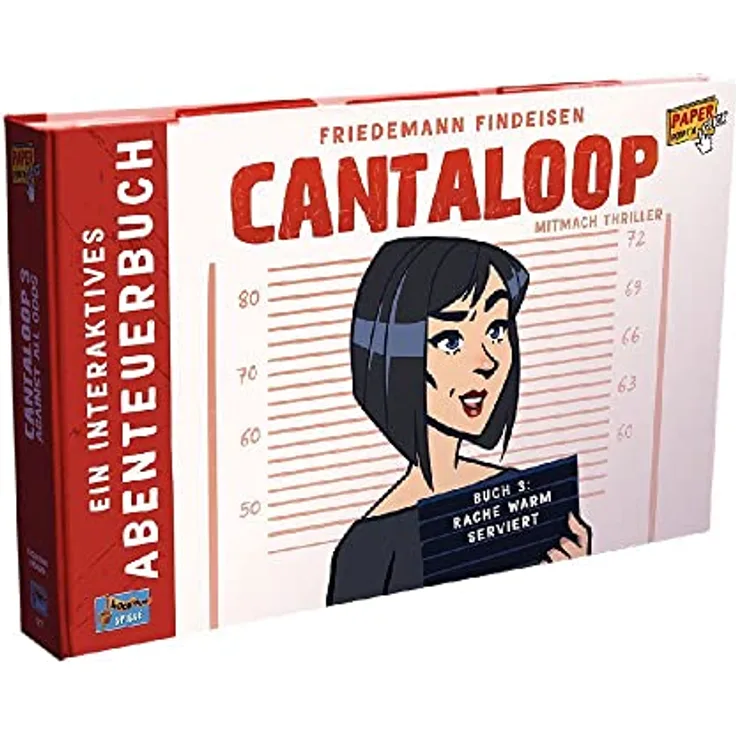 Lookout Spiele Cantaloop Buch 3 Rache warm serviert, Brettspiel mit limitierter Sammleredition und Sonder-Manufakturplättchen