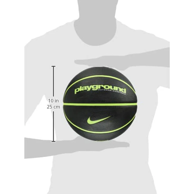Nike Unisex Basketball 7 EU, schwarz, Gummi-Oberfläche – Bild 2
