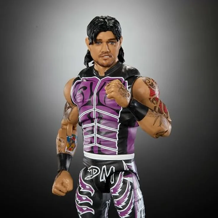 Mattel WWE Ultimative Edition Actionfigur, 15,2 cm Dominik Mysterio, austauschbare Köpfe & Hände, 30 Gelenkpunkte, TrueFX-Technologie – Bild 3