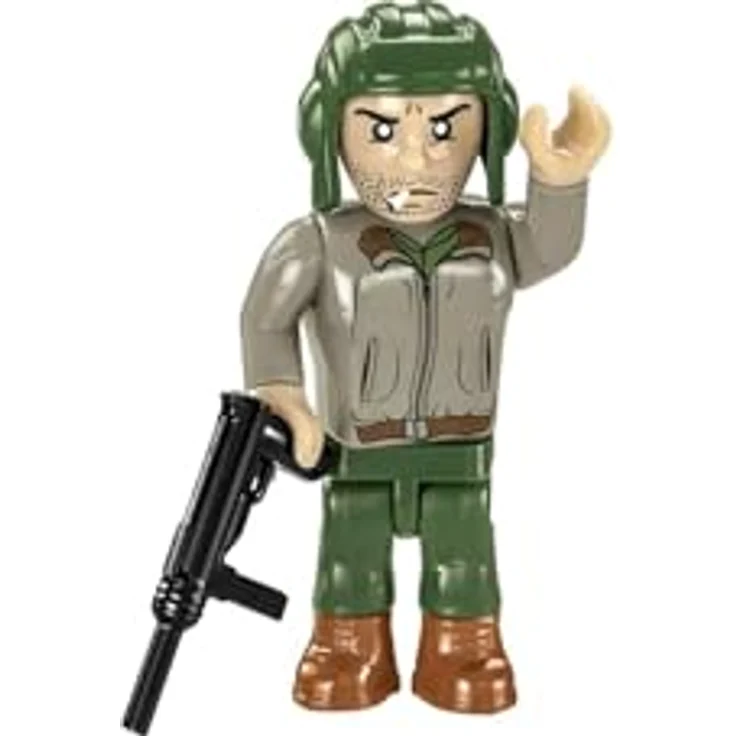 Cobi 663 PCS HC WWII 3126 M4A1 Sherman, Klemmbausteine Set im Maßstab 1:35 mit 2 Figuren und Umweltelementen – Bild 6