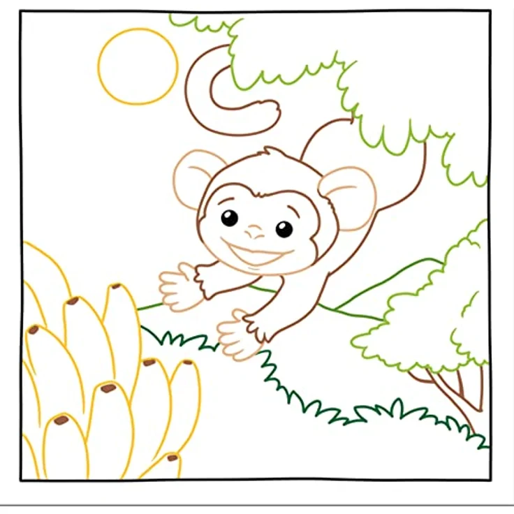 Zauberpapier Malbuch Süße Tierkinder – Bild 5