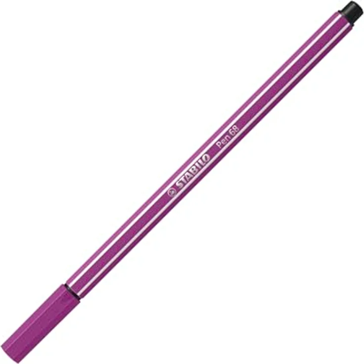 STABILO Faserstift STABILO Pen 68 Filzstift - 1 mm - 15er Metalletui - 65 Premiumfarben inklusive Neon und Pastell – Bild 4