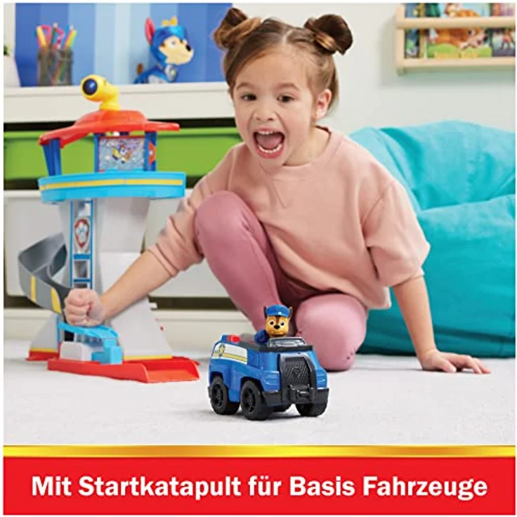 PAW Patrol Lookout Tower Playset with Toy Car Launcher 2 Chase Action Figures Chase’s Police Cruiser and Accessories Kids Toys for Ages 3 and up – Bild 6