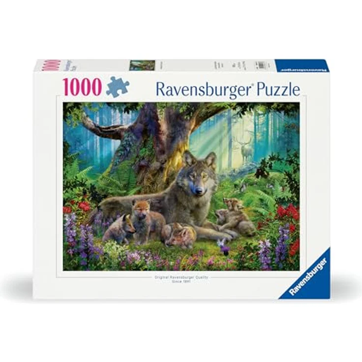 Ravensburger Puzzle 12000477 - Wölfe im Wald - 1000 Teile Puzzle, für Erwachsene und Kinder ab 14 Jahren, Tier-Puzzle Wolf – Bild 2