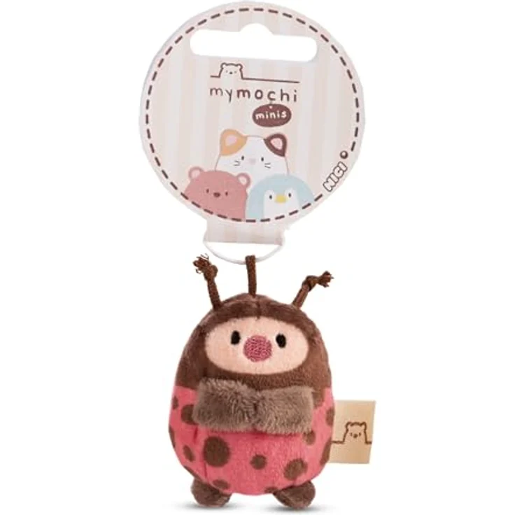 NICI Kuscheltier Marienkäfer Dozz, 5cm rot, weiches Plüschstofftier mit Loop zum Anhängen, niedliches Plüschtier zum Kuscheln und Spielen für Kinder und Erwachsene – Bild 4