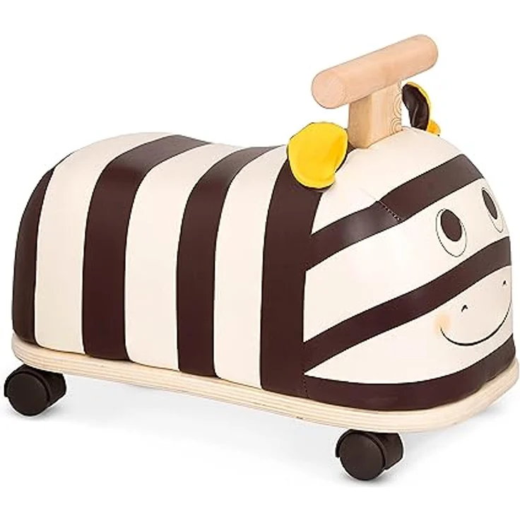 B. toys Rutschauto aus Holz – Rutscher Zebra auf Rollen für Kinder und Babys, Kinderfahrzeug, Rutschfahrzeug, Babyrutscher, Spielzeug ab 18 Monaten – Bild 6