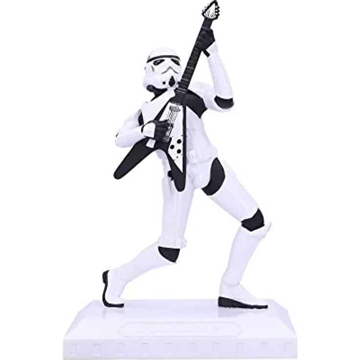Nemesis Now Stormtrooper Figur Rock On! 18 cm, handbemalt aus Polyresin mit E-Gitarre – Bild 1