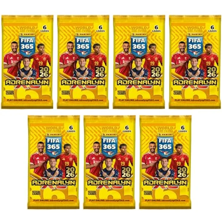 NoBrand Adrenalyn XL FIFA 365 25/26 Megadose, Sammelkarten Set mit 450 Karten, 2 Stk. – Bild 7