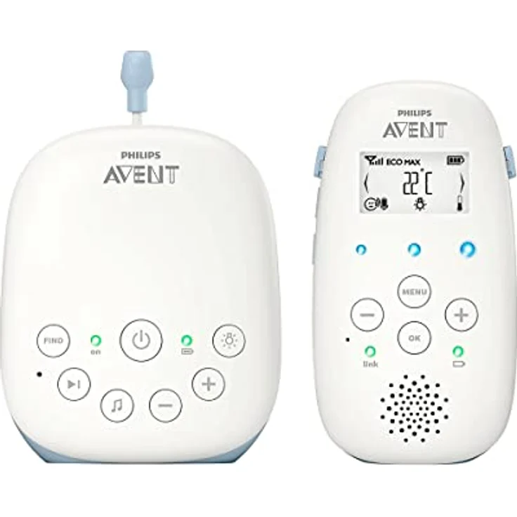 Philips Avent 'SCD715/26' Babyphone, mit Energiesparendem Smart ECO-Modus, 330 m Reichweite, 18 h Laufzeit – Bild 2