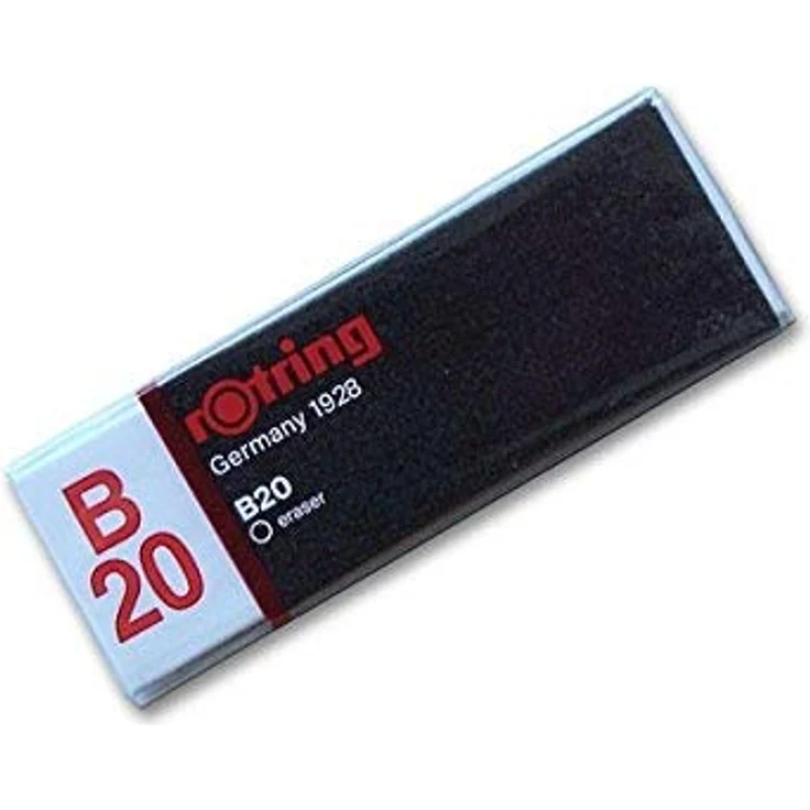 Radierer rapid-eraser B20, Kombiradierer, 22mm breit, 13mm hoch, weiß – Bild 2