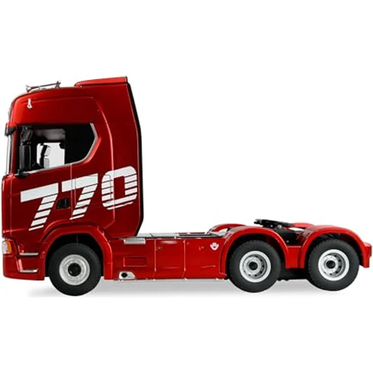Amewi Scania 770 S Zugmaschine 6x4 1:18 RTR, RC ferngesteuert mit 4WD-Antrieb und li-Ion Akku, rot – Bild 3