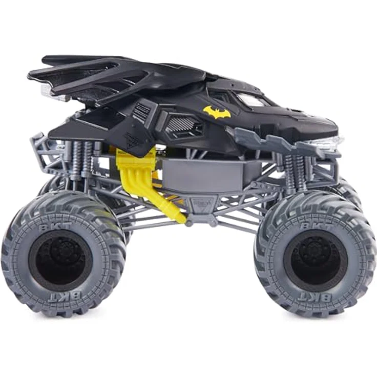 Monster Jam, offizieller Batmobile Monster Jam Truck, Metall-Spritzguss-Fahrzeug zum Spielen und Sammeln im Maßstab 1:24 – Bild 3