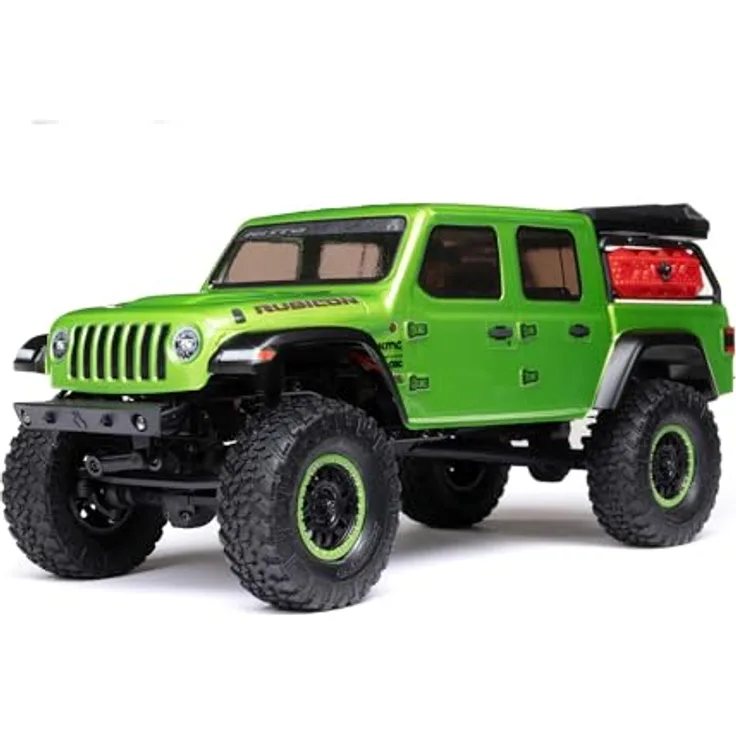 Axial SCX24 Jeep JT Gladiator 1:24 Rock Crawler, 4WD, Brushed, RTR, grün, inklusive Spektrum SLT2 Fernsteuerung und LiPo-Akku