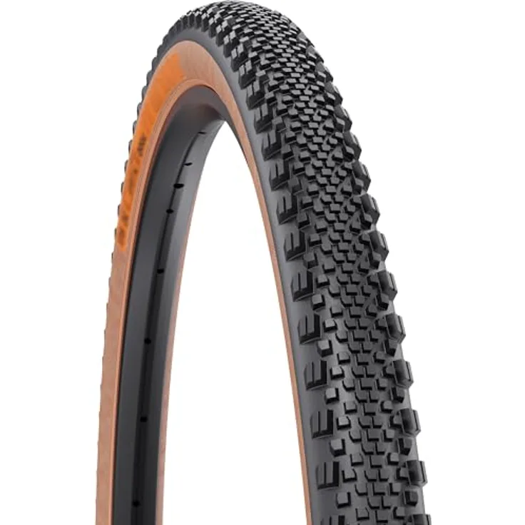 WTB Raddler TCS Light SG2 Tubeless Gravelreifen, 700 x 44, halbglatte Lauffläche, Pannenschutz, schwarze oder hellbraune Seitenwände