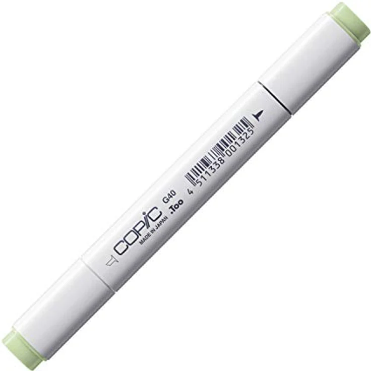 Copic Classic Marker Typ G - 40, Dim Green, professioneller Layoutmarker mit dualem Spitzensystem, breite und feine Spitze, nachfüllbar – Bild 1