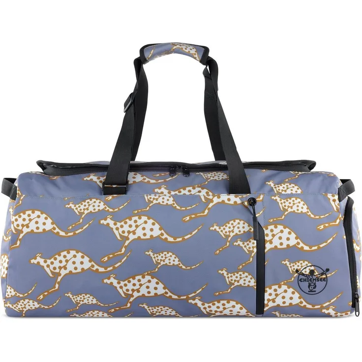 Chiemsee Sporttasche Jump N Fly, Purple (blaugrau / Motiv), mit Tiermotiv