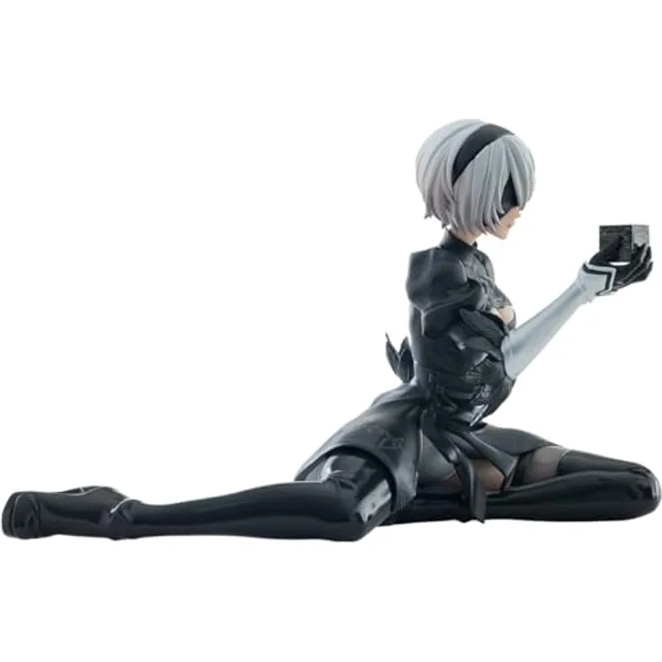 Ichibansho Figur - NieR: Automata - 2B (für die Herrlichkeit der Menschheit), Sammlerstatue, 10cm groß, offiziell lizenziert von Bandai Namco