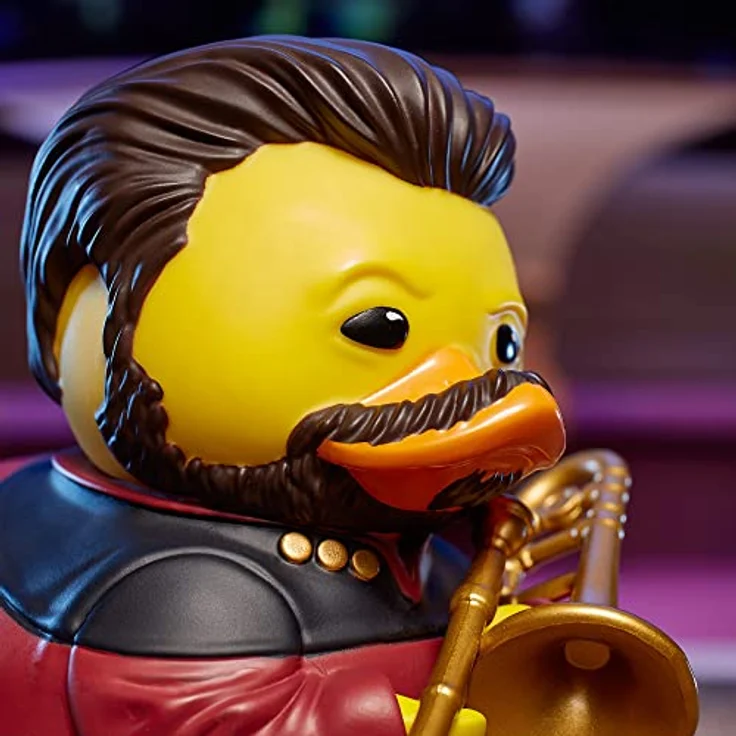 TUBBZ Sonderausgabe William T. Riker, Sammelbare Vinyl-Gummiente Figur, 9 cm groß, offizielles Star Trek Merchandise – Bild 4