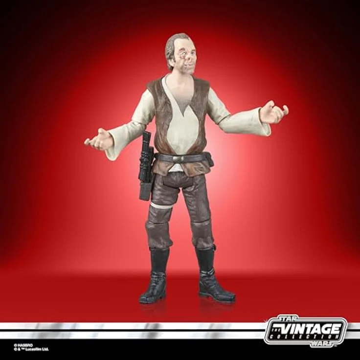 Star Wars The Vintage Collection Doctor Evazan Action-Figur, 9,5 cm, mit Blaster-Zubehör und Kenner-Verpackung – Bild 3