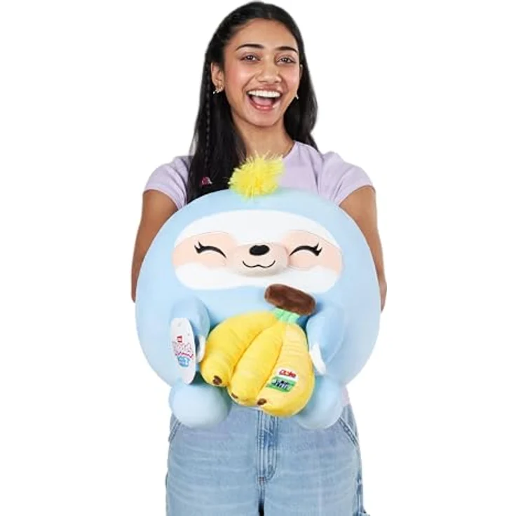 ZURU Snackles Serie 2, 35 cm großes Plüschspielzeug mit Dole Sloth Snackmarken-Accessoire, kuschelig weich und beruhigend – Bild 4