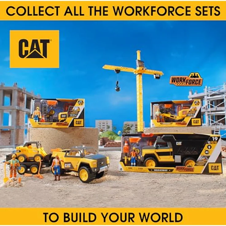 CAT Workforce Hauler Action Set, immersives Bau-Spielzeug für Kinder – Bild 4