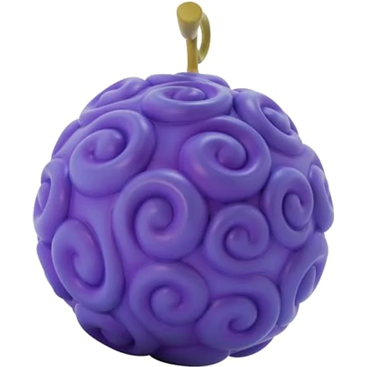 Bandai Namco Games One Piece Dekoartikel Replica Gum-Gum Fruit, lebensgroße Harznachbildung, 13 cm, tiefviolett – Bild 6