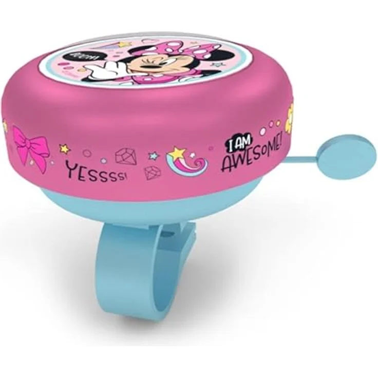 Seven Polska Fahrradklingel Disney Fahrradklingel Minnie Mouse "BOOM!", helles pink, original Disney Lizenzprodukt – Bild 2