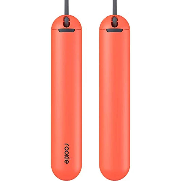 TANGRAM Smart Jump Rope Rookie, Springseil mit SmartRope-App, komplett einstellbar, Betrieb mit Knopfzelle für bis zu 9 Monate, schwarz – Bild 2