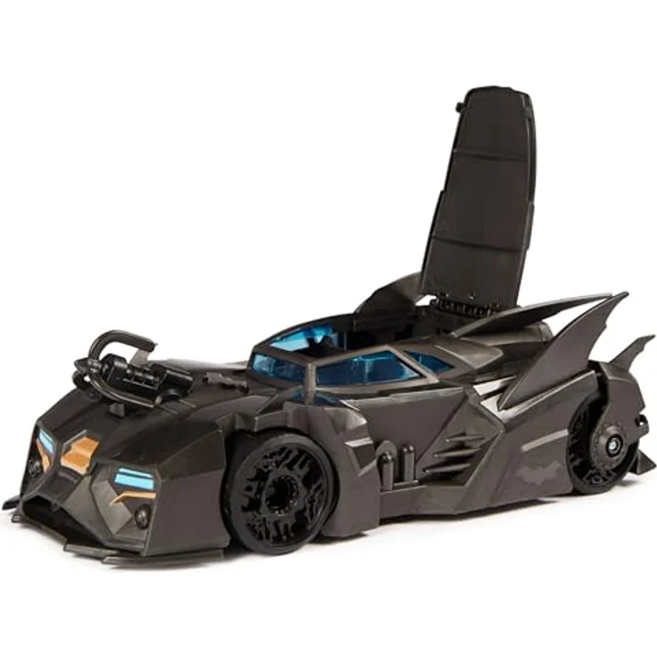 Spin Master - Batman Offroad Batmobile mit Fanghaken-Katapult und Gitter-Zelle im Heck, inkl. 10-cm Batman Figur, für Superheldenfans ab 4 Jahren – Bild 5