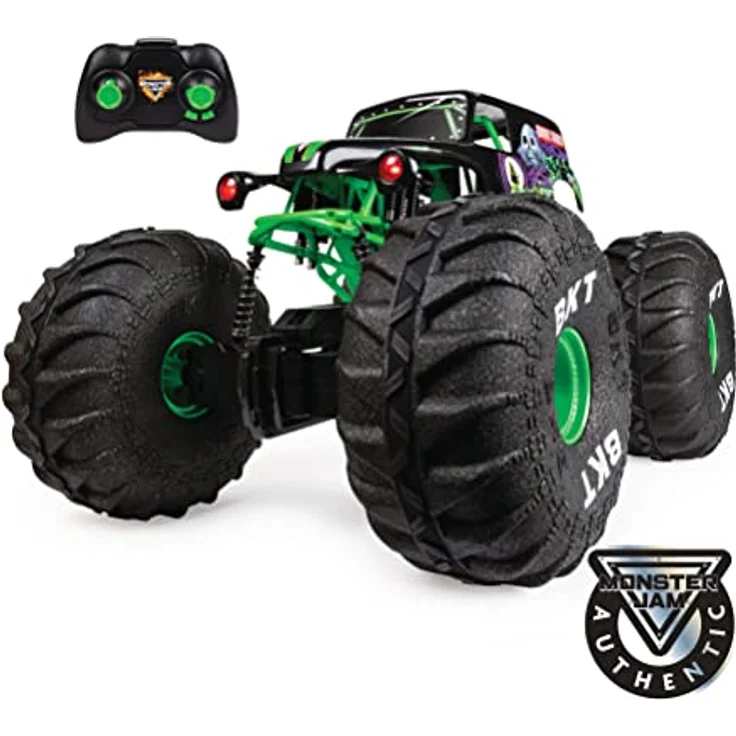 Spin Master 6046198 (20106000) - Monster Jam - XXL RC-Fahrzeug, 60 cm, 1:6, Mega Grave Digger – Bild 4