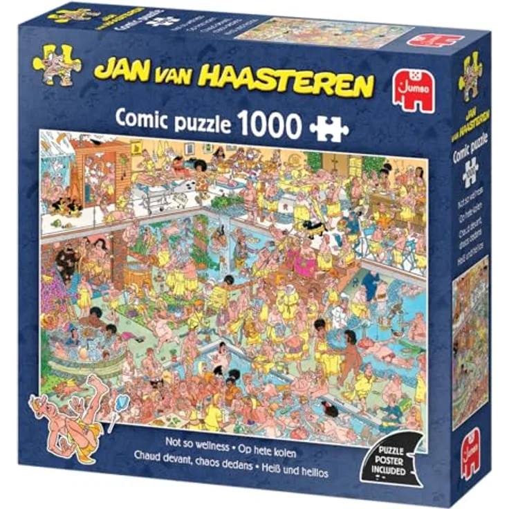 Jan van Haasteren Auf heißen Kohlen, 1000 Teile Puzzle aus 100% recyceltem Karton