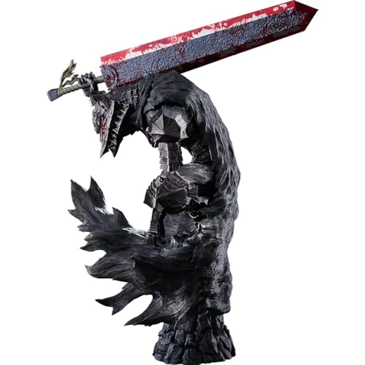 Max Factory Berserk Pop Up Parade PVC Statue Guts (Berserker Armor), 38 cm, detailreiche Sammelfigur in Fensterbox