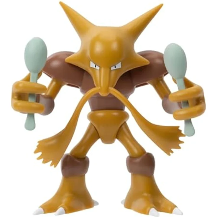 Pokémon PKW Kampffigur MP, 10 Stück 5,1 cm inkl. Pikachu, Squirtle, Bulbasaur, Charmander, Geodude, Mimikyu, Pawniard, Bonsly, Oshawott; 11,4 cm Alakazam - TGT – Bild 5