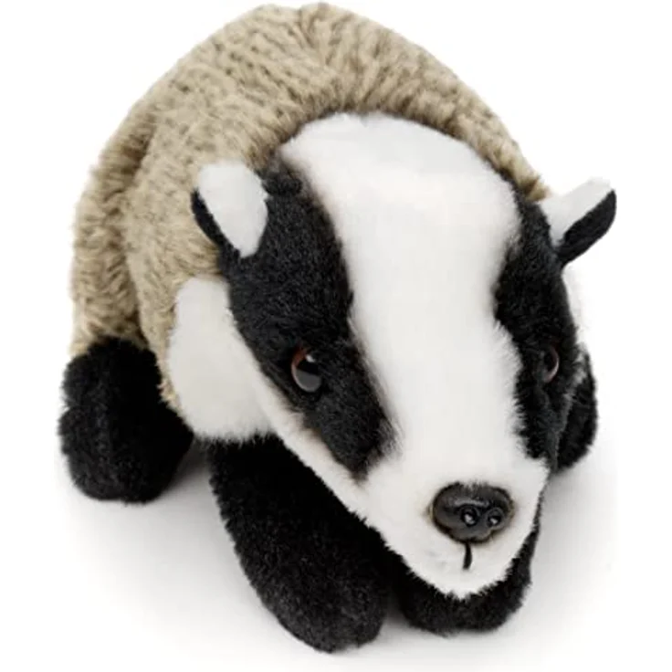 Uni-Toys Plüschtier Dachs G92272R, naturgetreues Kuscheltier, 16 cm, ideal zum Spielen und Dekorieren – Bild 3