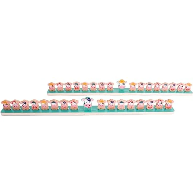 BS Toys Gedächtnisspiel "Which Cow Am I?", interaktives Brettspiel aus 100% FSC-Holz für Kinder ab 6 Jahren, 9,7 x 58 x 3 cm