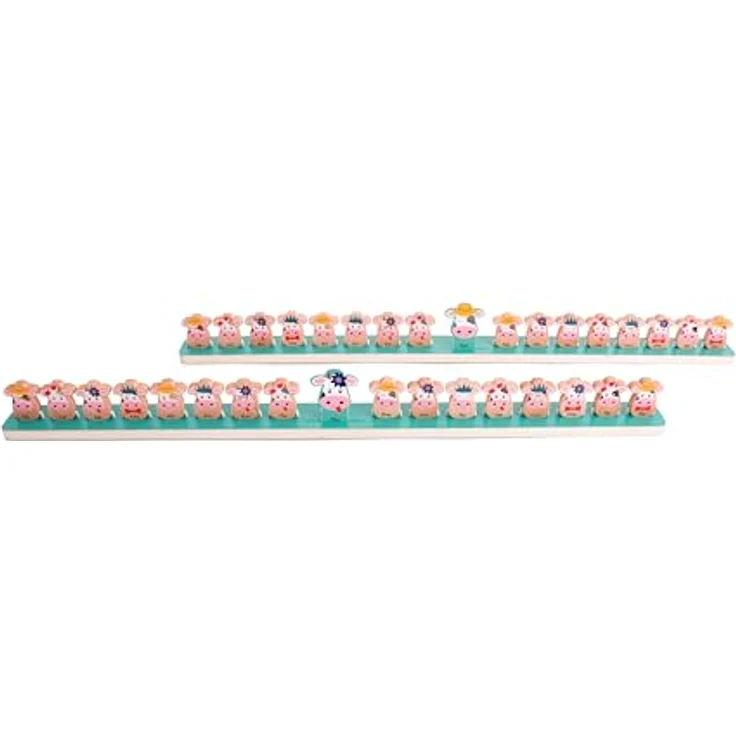 BS Toys Gedächtnisspiel "Which Cow Am I?", interaktives Brettspiel aus 100% FSC-Holz für Kinder ab 6 Jahren, 9,7 x 58 x 3 cm – Bild 1