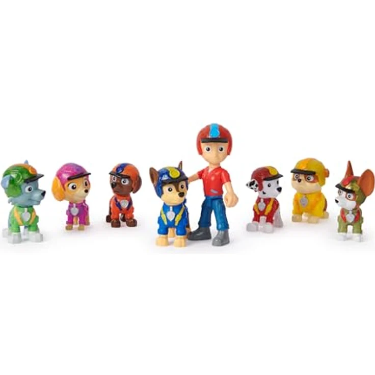 Spin Master PAW Jungle Pups Hero Pups Giftset, Sammelfiguren-Set mit 8 Actionfiguren von Ryder und den Welpen Chase, Marshall, Rocky, Rubble, Zuma, Tracker und Skye – Bild 10