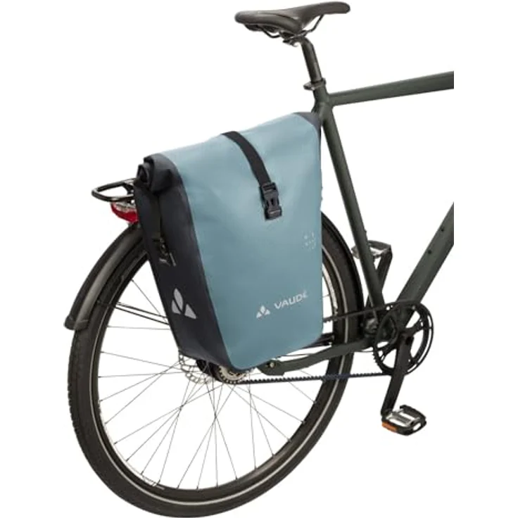 Vaude Aqua Back, Gepäckträgertasche (48 l) mit wasserdichtem Wickelverschluss und QMR 2.0 Befestigungssystem, umweltfreundlich aus recycelten Materialien – Bild 6
