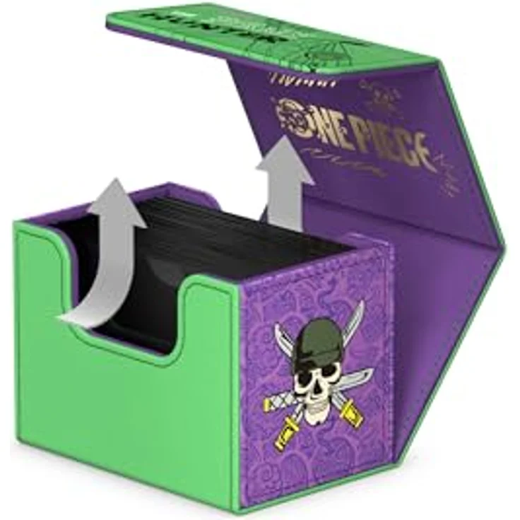 ULTIMATE GUARD Sidewinder 80+ Xenoskin Deck-Box, robuster Schutz für Sammelkarten, Grün, 1 Stück – Bild 5