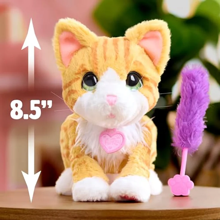 Just Play furReal Bella The Biscuit-Making Kitty, interaktives 25,4 cm Plüschtier mit 30+ Geräuschen und Reaktionen, Kinder-Spielzeug ab 4 Jahren – Bild 6