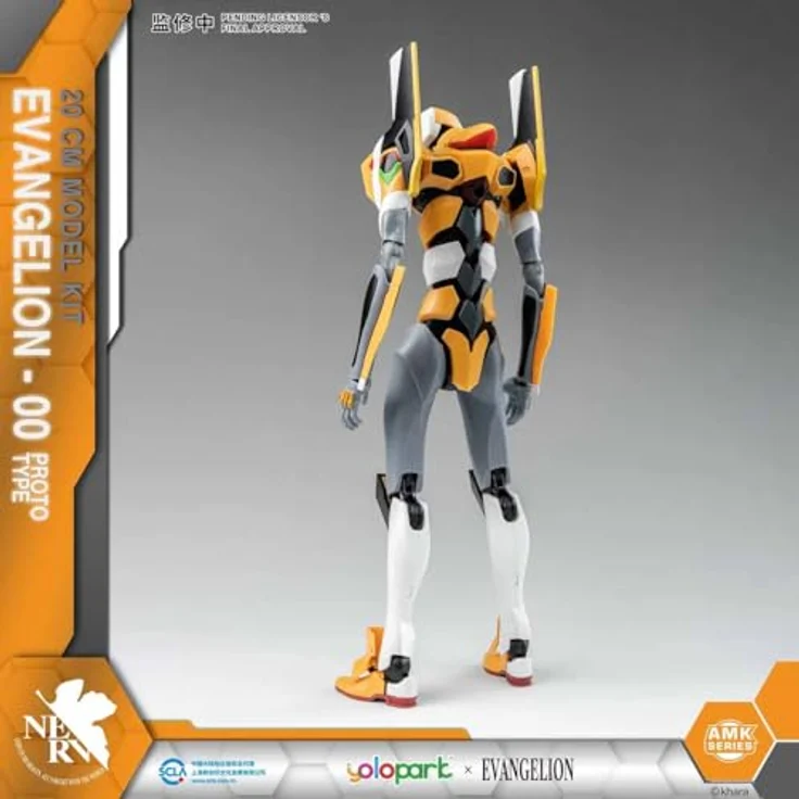 NoName Neon Genesis Evangelion AMK Series Plastic Model Kit Eva-00, 20 cm, voll beweglich – Bild 6