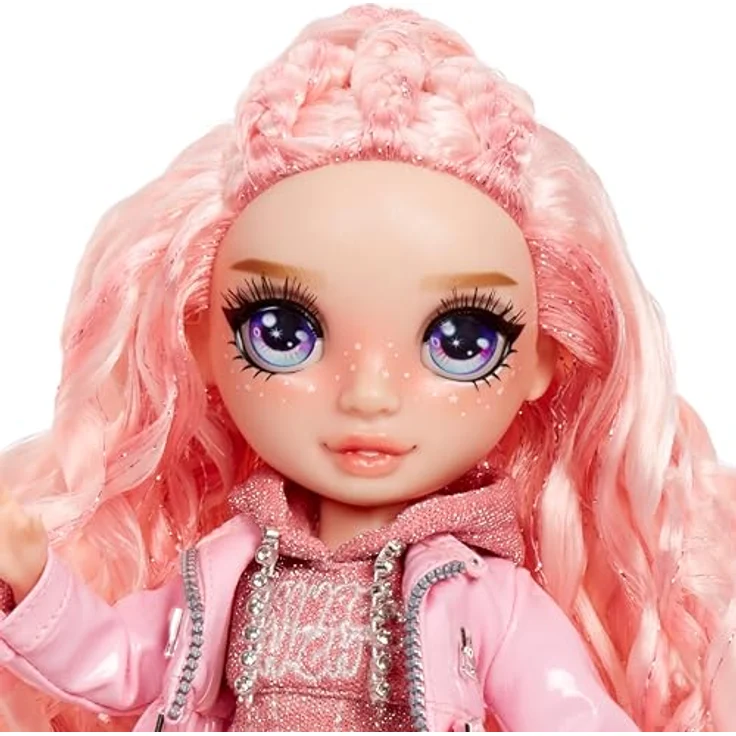 Rainbow High Anziehpuppe Winter Wonderland Doll - Bella (Pink) mit formbarem Schnee und Schneemann Bastelset – Bild 5