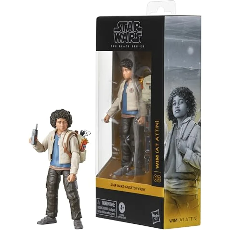 Star Wars The Black Series Wim (at Attin), Skeleton Crew Action-Figur mit Zubehör, 15 cm – Bild 1