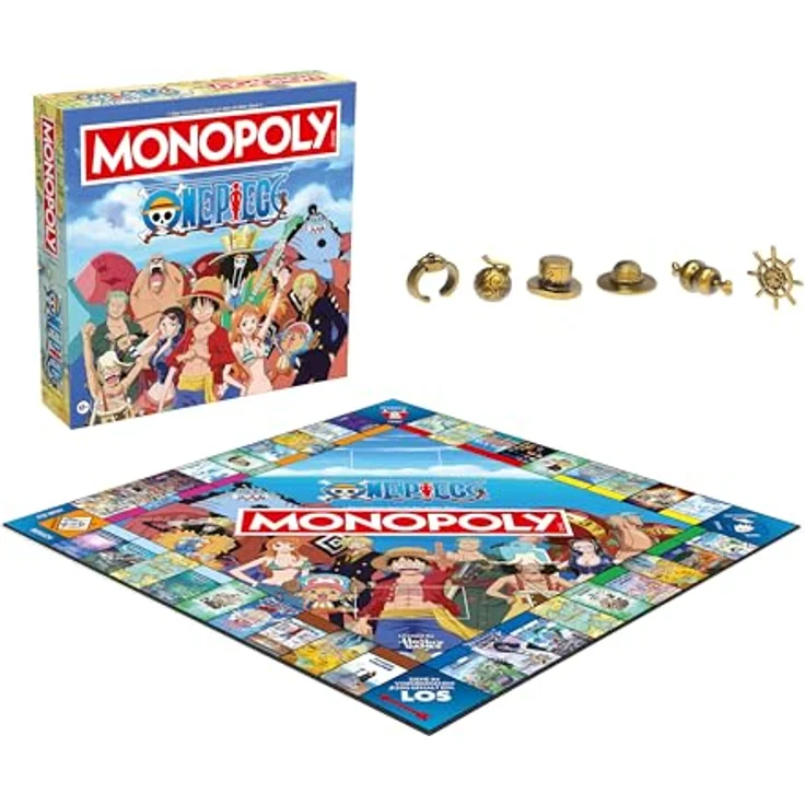 Winning Moves Monopoly One Piece, Brettspiel für 2-6 Spieler, deutsch, ab 8 Jahren – Bild 6