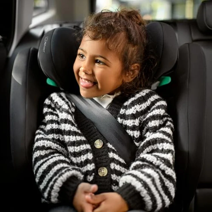 Maxi-Cosi RodiFix S Comfort i-Size, verstellbarer Kindersitz mit ISOFIX, 3 Liegepositionen, G-CELL und AirProtect Schutz, Authentic Black – Bild 12