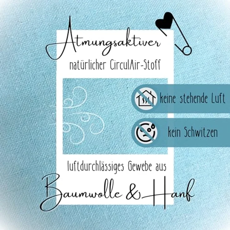 LIONHERZ® DAS ORIGINAL Spielzelt, atmungsaktiv aus Baumwolle&Hanf, Prinzenschloss mit Fiberglasstangen, tragbare Indoor-Tipi in Himmelblau, ohne Zubehör – Bild 3